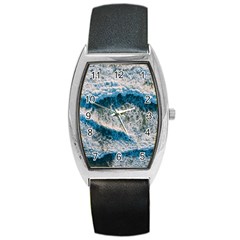 Waves Wave Nature Beach Barrel Style Metal Watch