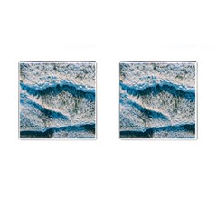 Waves Wave Nature Beach Cufflinks (Square)