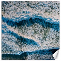 Waves Wave Nature Beach Canvas 12  x 12 