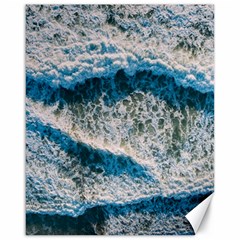 Waves Wave Nature Beach Canvas 16  x 20 