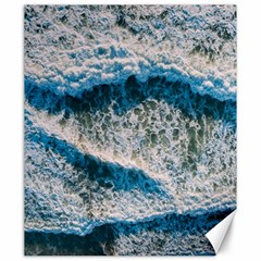 Waves Wave Nature Beach Canvas 20  x 24 