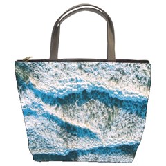 Waves Wave Nature Beach Bucket Bag by uniart180623