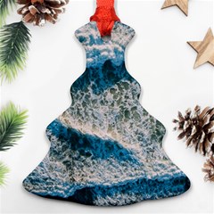 Waves Wave Nature Beach Ornament (Christmas Tree) 