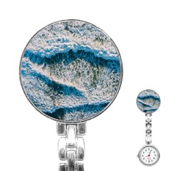 Waves Wave Nature Beach Stainless Steel Nurses Watch