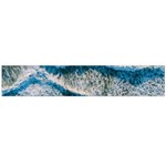 Waves Wave Nature Beach Large Premium Plush Fleece Scarf  Front