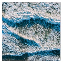 Waves Wave Nature Beach Square Satin Scarf (36  x 36 )