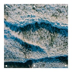 Waves Wave Nature Beach Banner And Sign 3  X 3  by uniart180623