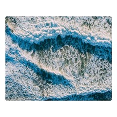 Waves Wave Nature Beach Premium Plush Fleece Blanket (Large)