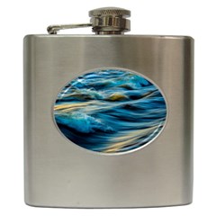 Waves Abstract Waves Abstract Hip Flask (6 Oz) by uniart180623