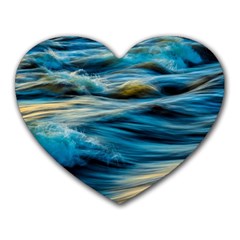 Waves Abstract Waves Abstract Heart Mousepad by uniart180623