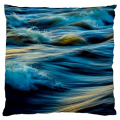 Waves Abstract Waves Abstract Large Cushion Case (two Sides) by uniart180623