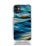 Waves Abstract Waves Abstract iPhone 11 TPU UV Print Case Front