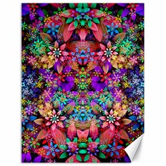 Flower Patterns Abstract Pattern Digital Art Canvas 18  X 24  by uniart180623