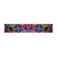 Flower Patterns Abstract Pattern Digital Art Premium Plush Fleece Scarf (mini) by uniart180623