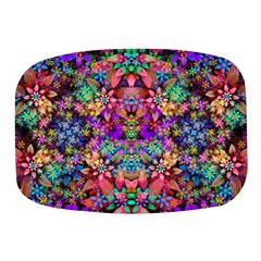 Flower Patterns Abstract Pattern Digital Art Mini Square Pill Box by uniart180623