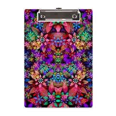 Flower Patterns Abstract Pattern Digital Art A5 Acrylic Clipboard by uniart180623