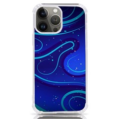 Spiral Shape Blue Abstract Iphone 13 Pro Max Tpu Uv Print Case by uniart180623