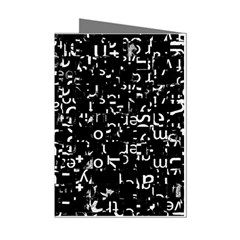 Abstract Secred Code Mini Greeting Cards (pkg Of 8) by uniart180623