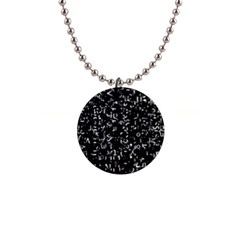 Abstract Secred Code 1  Button Necklace by uniart180623