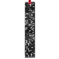 Abstract Secred Code Large Book Marks by uniart180623