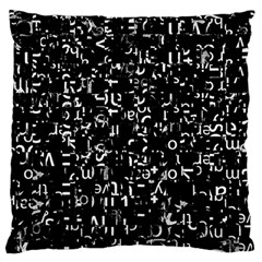 Abstract Secred Code Large Premium Plush Fleece Cushion Case (one Side) by uniart180623