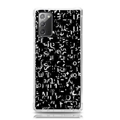 Abstract Secred Code Samsung Galaxy Note 20 Tpu Uv Case by uniart180623