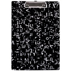 Abstract Secred Code A4 Acrylic Clipboard by uniart180623