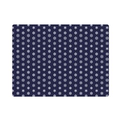 Snowflakes Abstract Snowflake Abstract Pattern Premium Plush Fleece Blanket (mini) by uniart180623