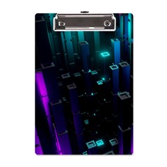 Abstract Building City 3d A5 Acrylic Clipboard by uniart180623