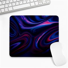 Purple Blue Swirl Abstract Large Mousepad by uniart180623