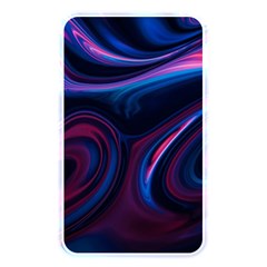 Purple Blue Swirl Abstract Memory Card Reader (rectangular) by uniart180623