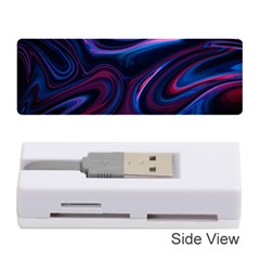 Purple Blue Swirl Abstract Memory Card Reader (stick) by uniart180623