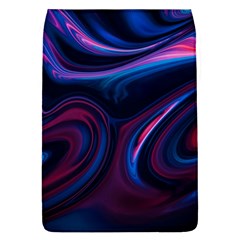 Purple Blue Swirl Abstract Removable Flap Cover (l) by uniart180623