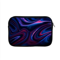 Purple Blue Swirl Abstract Apple Macbook Pro 15  Zipper Case by uniart180623