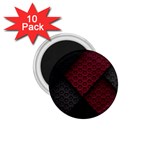 Red Black Abstract Pride Abstract Digital Art 1.75  Magnets (10 pack)  Front