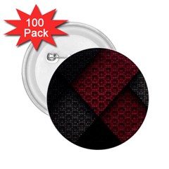 Red Black Abstract Pride Abstract Digital Art 2 25  Buttons (100 Pack)  by uniart180623