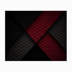 Red Black Abstract Pride Abstract Digital Art Small Glasses Cloth by uniart180623