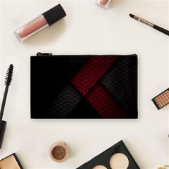 Red Black Abstract Pride Abstract Digital Art Cosmetic Bag (small) by uniart180623