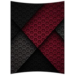 Red Black Abstract Pride Abstract Digital Art Back Support Cushion by uniart180623