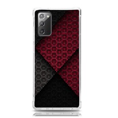 Red Black Abstract Pride Abstract Digital Art Samsung Galaxy Note 20 Tpu Uv Case by uniart180623