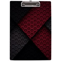 Red Black Abstract Pride Abstract Digital Art A4 Acrylic Clipboard by uniart180623