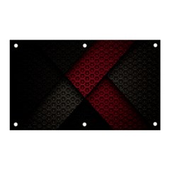 Red Black Abstract Pride Abstract Digital Art Banner And Sign 5  X 3  by uniart180623