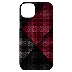 Red Black Abstract Pride Abstract Digital Art Iphone 14 Plus Black Uv Print Case by uniart180623