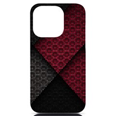 Red Black Abstract Pride Abstract Digital Art Iphone 14 Pro Black Uv Print Case by uniart180623