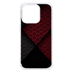 Red Black Abstract Pride Abstract Digital Art Iphone 14 Pro Tpu Uv Print Case by uniart180623