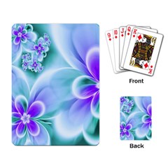 Abstract Flowers Flower Abstract Playing Cards Single Design (rectangle) by uniart180623