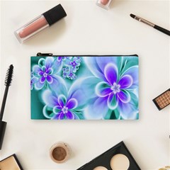 Abstract Flowers Flower Abstract Cosmetic Bag (small) by uniart180623