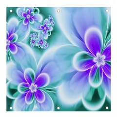 Abstract Flowers Flower Abstract Banner And Sign 4  X 4  by uniart180623