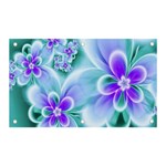 Abstract Flowers Flower Abstract Banner and Sign 5  x 3  Front