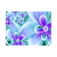 Abstract Flowers Flower Abstract Premium Plush Fleece Blanket (mini) by uniart180623